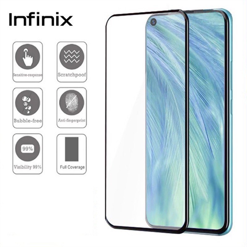 พร้อมส่ง🔥ฟิล์มกระจกเต็มจอ infinix /Hot8/Hot9 Play Tecno Spack5Air/Tecno Spack6Air/Wiko U10 /Wiko U20