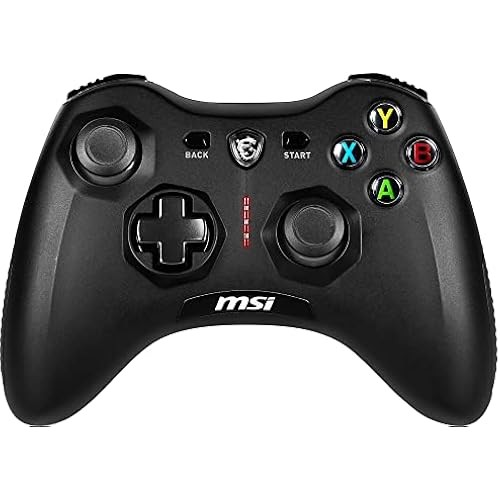 Msi Gamepad Controller Force Gc30 V2 สีดําแบบมีสาย/ไร้สายที่ถอดออกได้ Cross Keys Kb604
