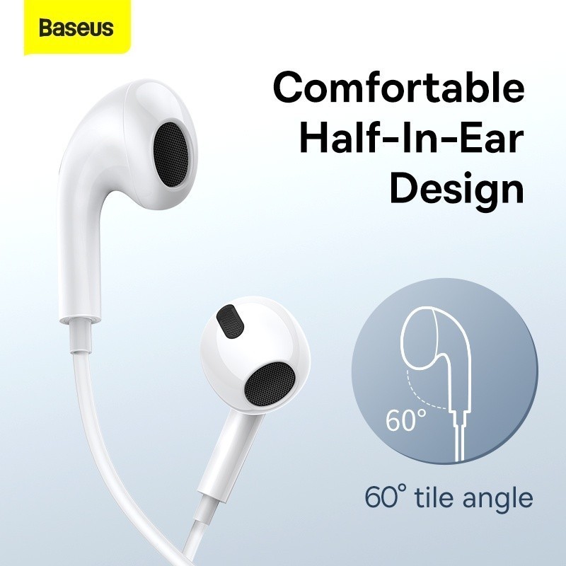 Baseus หูฟังมีสาย รุ่น Encok Type-C lateral in-ear Wired Earphone C17 - รูปที่ 3