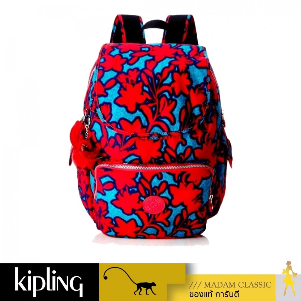 NEW กระเป๋าเป้ Kipling City Pack L B - Funky Flow Pr