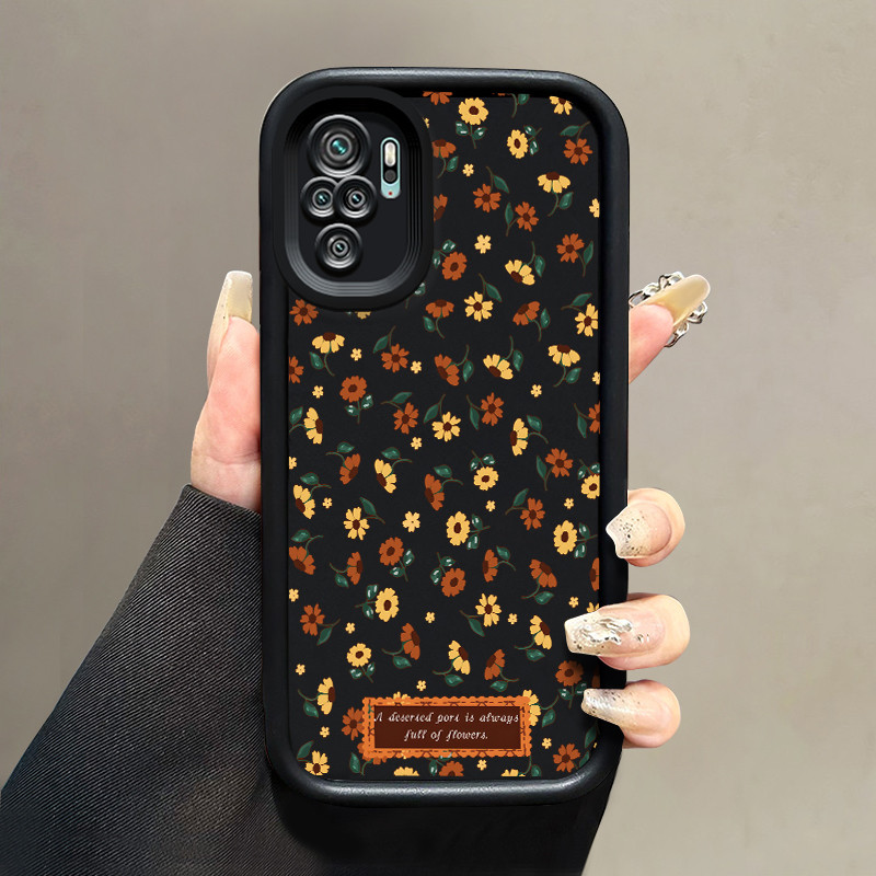 เคสสำหรับ Xiaomi Redmi Note 10 Redmi Note 10s Redmi Note 10 Pro POCO M5s เคสโทรศัพท์ผู้หญิงลายดอกไม้