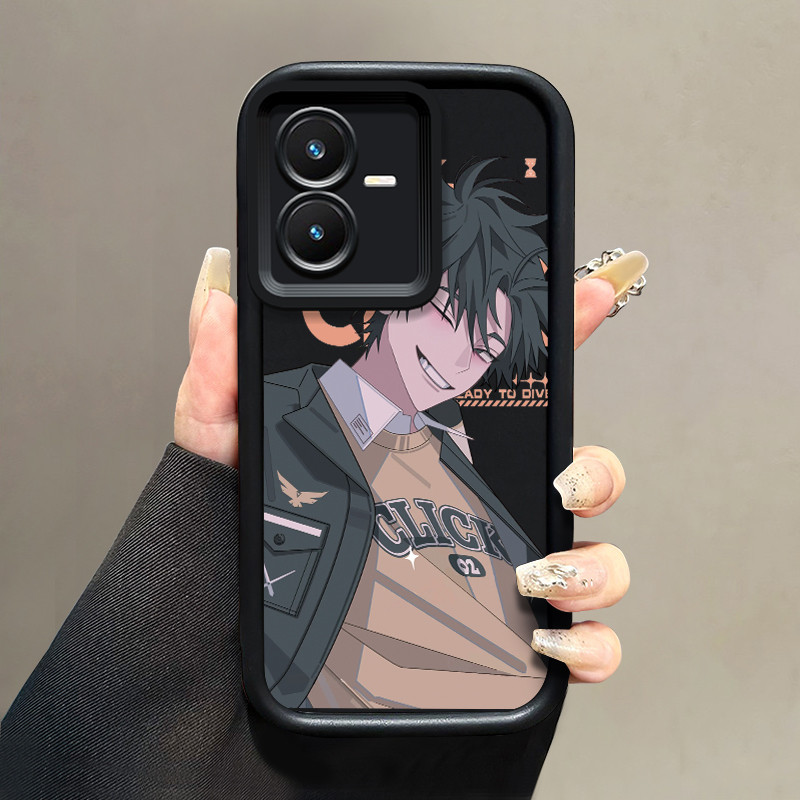 เคสสำหรับ VIVO Y22 VIVO Y22s เคสป้องกันการกระแทกซิลิโคนนิ่มเคสโทรศัพท์อนิเมะการ์ตูน