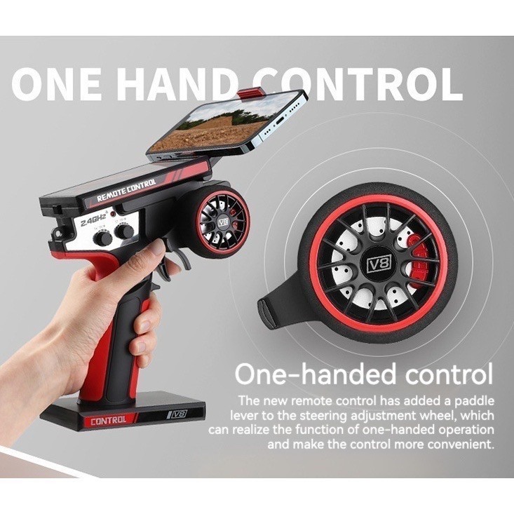 รถบังคับ RC CAR Wltoys 284161 RTR 1/28 2.4G ระบบไฟLED 30 KM/h 4WD - รูปที่ 3