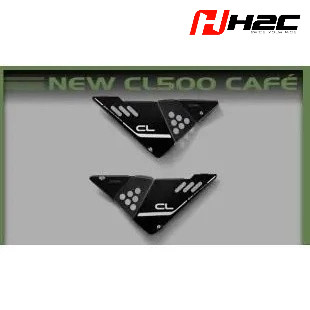 H2C BY CUB HOUSE ครอบข้างอะลูมิเนียม สีดำ CL500 / CL500