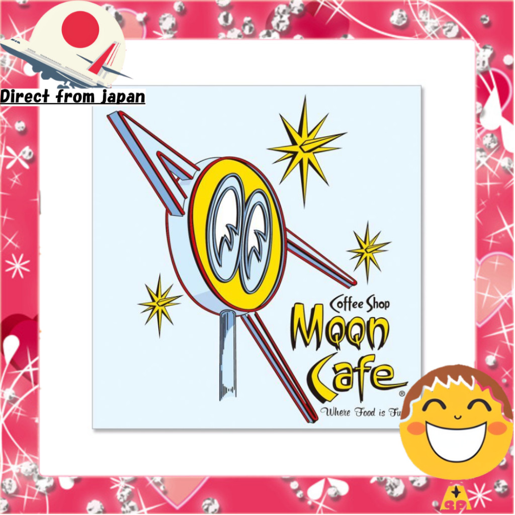 MOONEYES MOON Cafe Neon Sticker [ DM247 ] [Direct from Japan]
