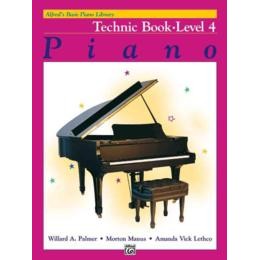 Alfred's Basic Piano Library Piano Course, Technic Book Level 4 (Alfred's Basic Piano Library) (2nd)