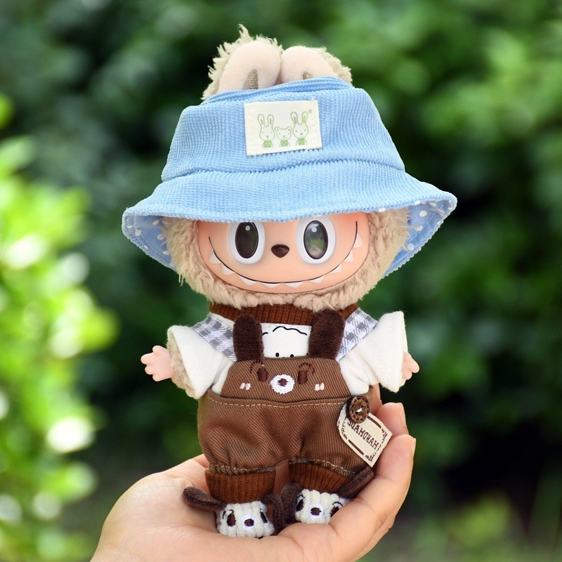 LABU V2 Little Brown Dog Carrier Pants Kit ชุด DIY เหมาะกับ 15/17cm Labubu