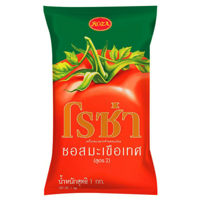โรซ่า ซอสมะเขือเทศ 1 กก. ROZA Tomato Ketchup 1 kg