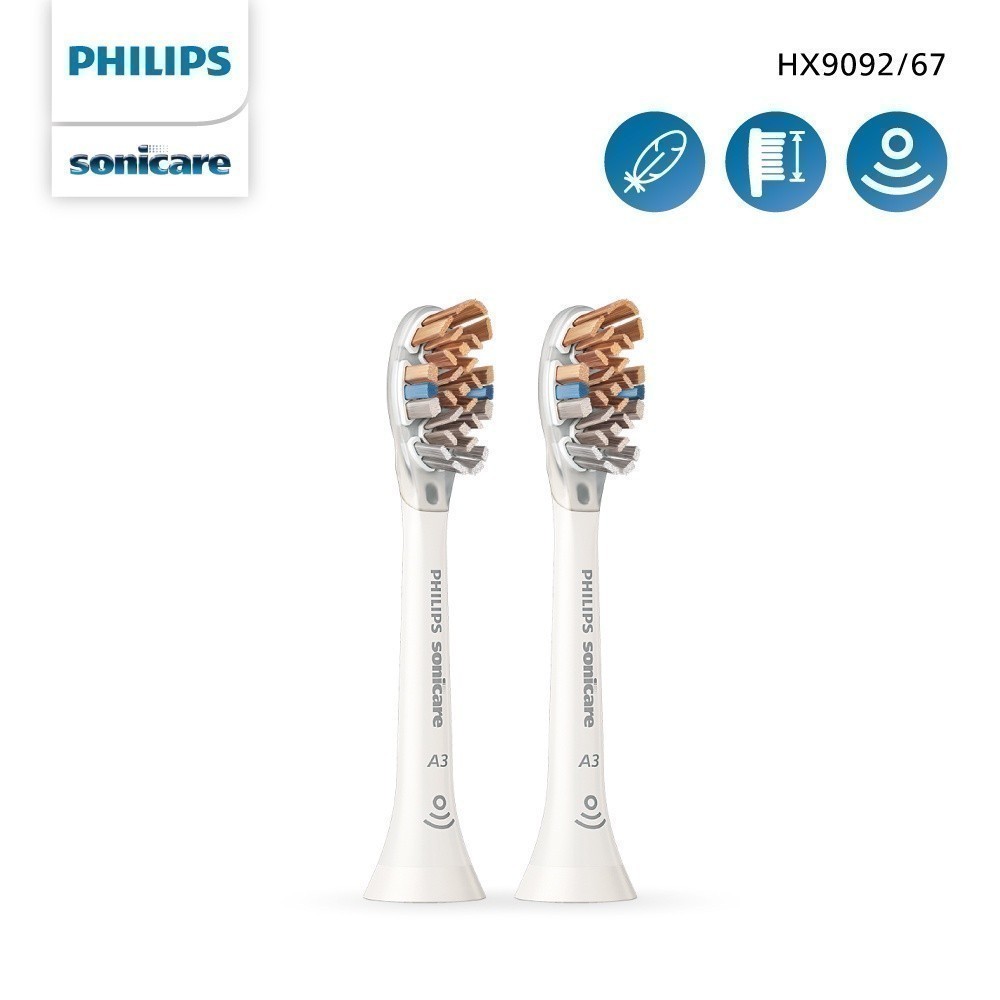 Philips Personal หัวแปรงสีฟันไฟฟ้า A3 Premium All-in-One HX9092/67