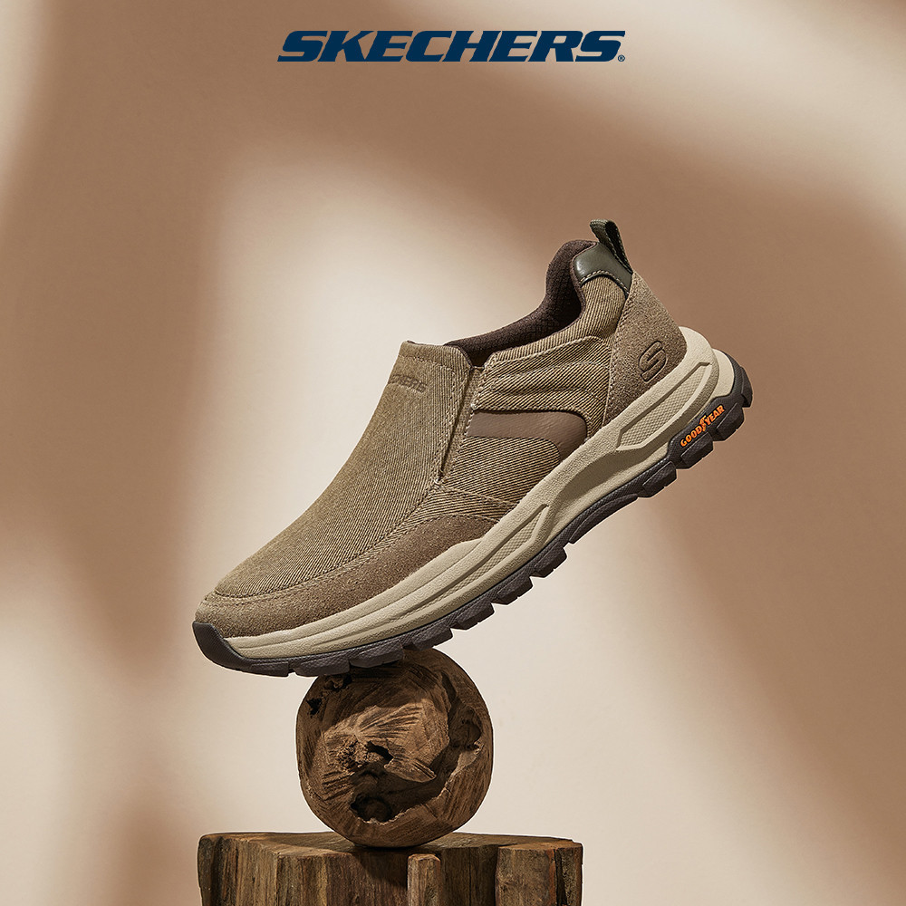 Skechers สเก็ตเชอร์ส รองเท้า ผู้ชาย USA Zeller Shoes - 204698-LTBR