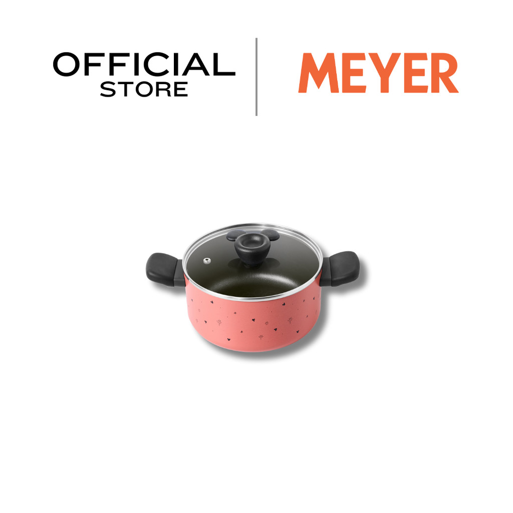 MEYER DISNEY EARTHEN หม้อสองหูขนาด 20 ซม./ 2.8 ลิตร พร้อมฝา (19132-C)