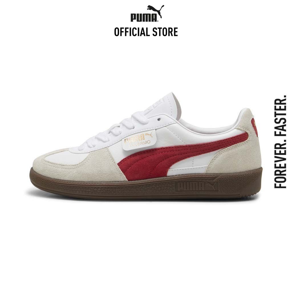 PUMA PRIME/SELECT - รองเท้าผ้าใบ Palermo Lth สีขาว - 39646405