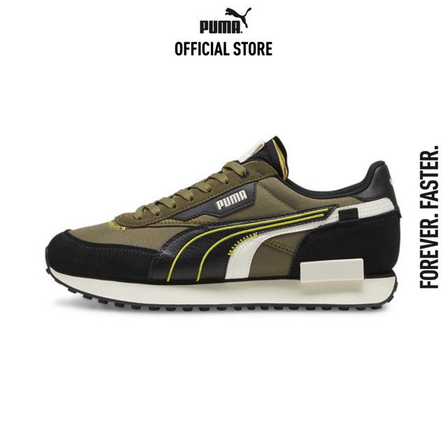 PUMA EVOLUTION - รองเท้ากีฬา Future Rider Displaced สีเขียว 38314827