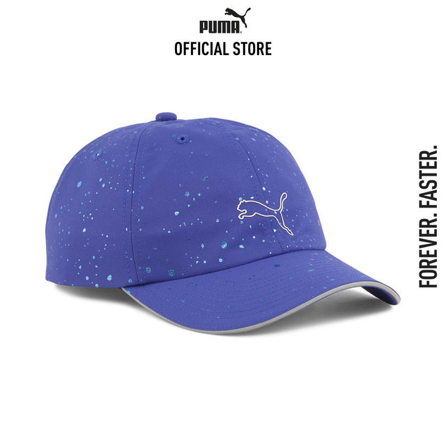 PUMA RUNNING - หมวกวิ่งผู้หญิง Quick Dry Women's Running Cap สีฟ้า 02315224