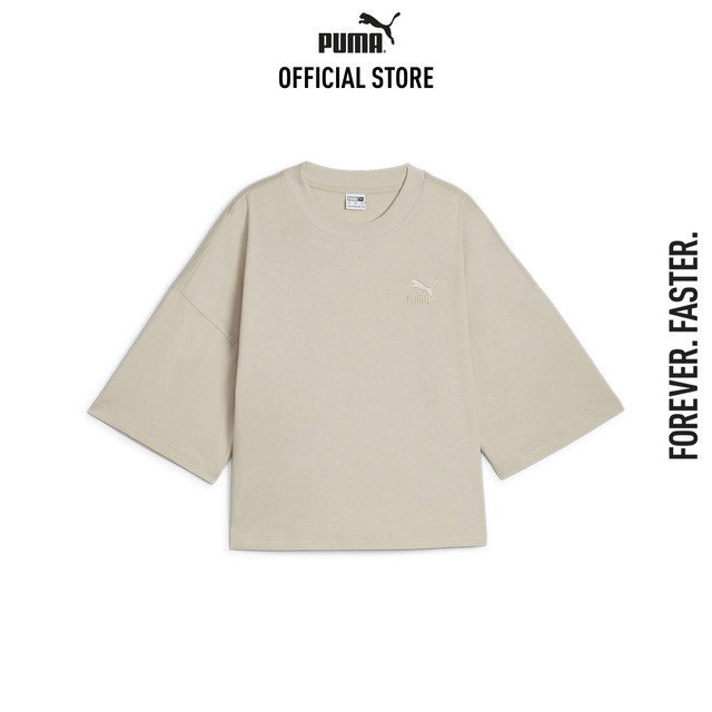 PUMA PRIME/SELECT - เสื้อยืดผู้หญิง BETTER CLASSICS สีเบจ 62422690