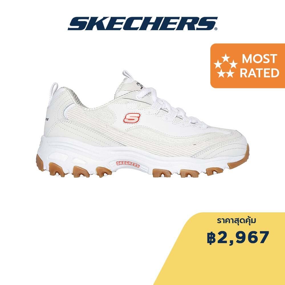 Skechers สเก็ตเชอร์ส รองเท้าผู้หญิง Women D'lites Sport Shoes - 150242-OFWT - Air-Cooled Memory Foam