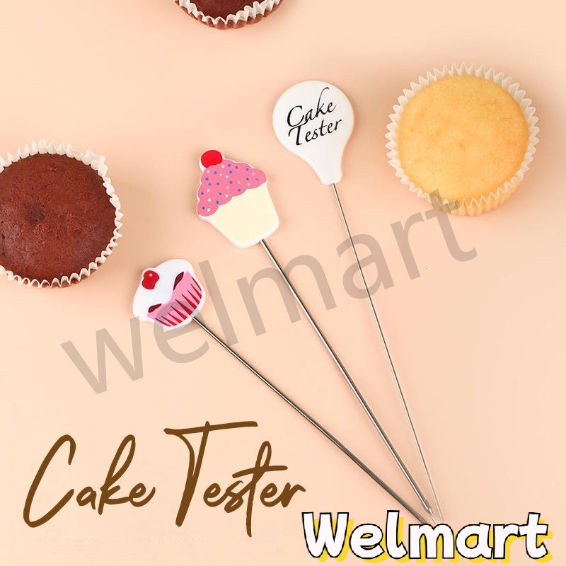 welmart เค้กเทสเตอร์ cake tester ผลิตจากสเตนเลส เกรดอาหาร ขนาด 18.5 ซม. ที่เช็คเค้กสุก อุปกรณ์เบเกอรี่