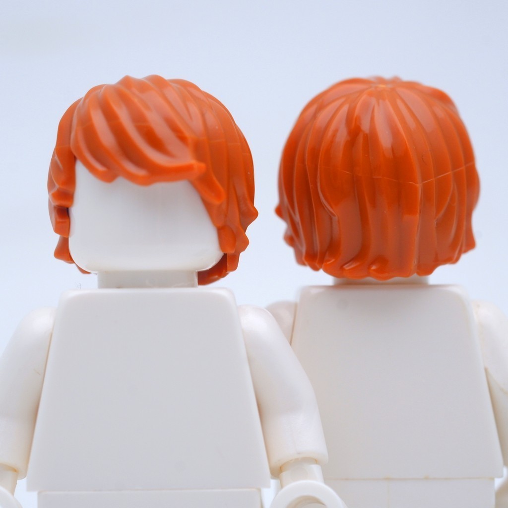 LEGO HAIR Dark Orange Tousled Hair ชิ้นละ