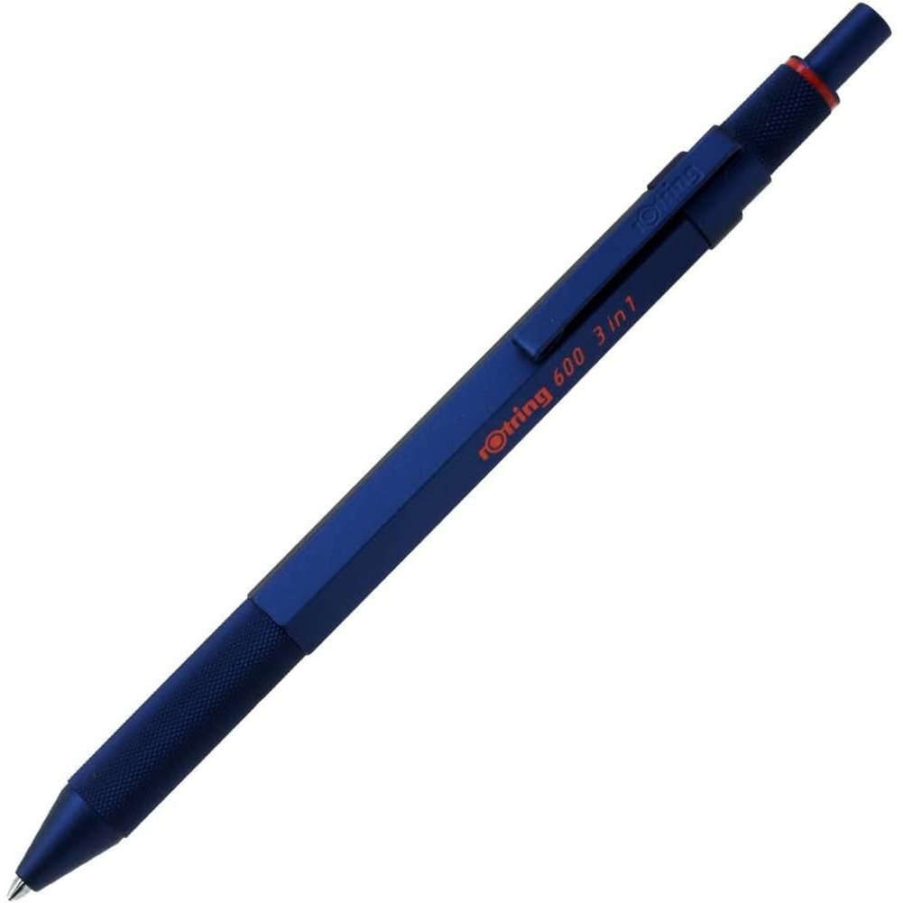 rOtring Rotring Multifunction Pen 600 Iron Blue 3in1 Ballpoint Pen 2 Colors (Red/Black) & Sharpie Pe