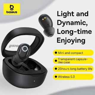 Baseus หูฟังบลูทูธไร้สาย รุ่น Bowie WM02 / BD1 True Wireless Earphones