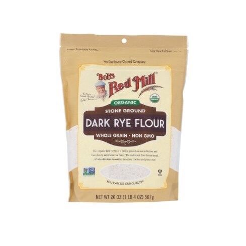 Bob'S Red Mill Organic Dark Rye Flour 567G แป้งทำอาหาร แป้ง แป้งทำขนม