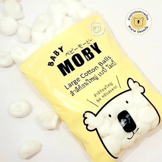 Moby สำลีก้อนใหญ่ (Cotton Ball) 80 กรัม สำหรับทารก