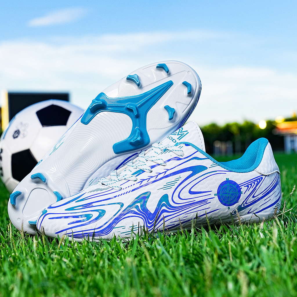 【IN STOCK】FG รองเท้าสตั๊ด รองเท้าฟุตบอลคุณภาพสูงสำหรับผู้ชาย/ผู้หญิง รองเท้าฟุตซอล - รูปที่ 6