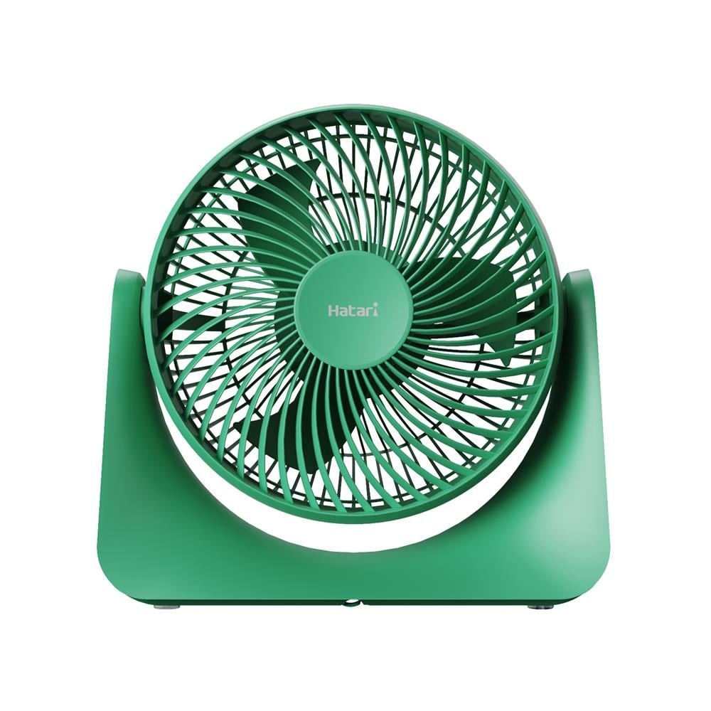 HATARI พัดลมพกพา 8 นิ้ว HATARI CYCLONE MAX สีเขียว พัดลม พัดลมพกพา PORTABLE FAN 8IN HATARI CYCLONE M