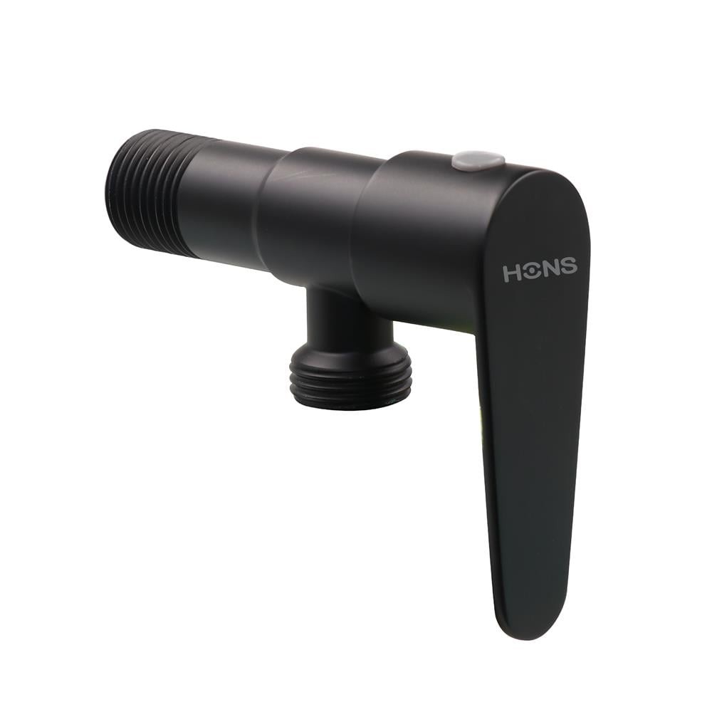 HONS วาล์วฝักบัว 1 ทาง HONS VS6001 สีดำ วาล์วและสต๊อปวาล์ว วาล์วฝักบัว SHOWER VALVE HONS VS6001 BLAC