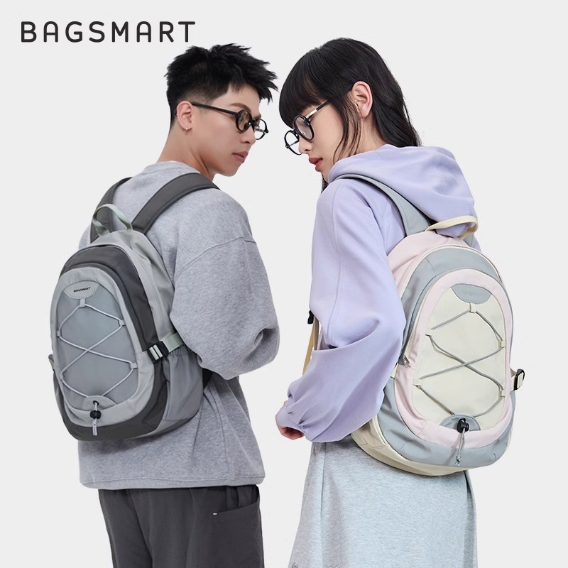 BAGSMART กระเป๋าเป้สะพายหลังลำลองความจุขนาดใหญ่ 16 นิ้วแล็ปท็อปกระเป๋าเป้สะพายหลังเดินทางกันน้ำ