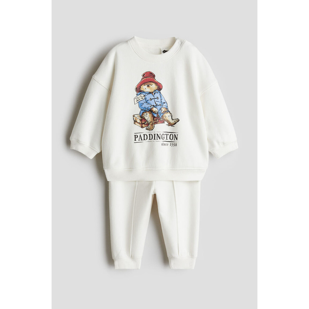 H&M เด็กอ่อน 2-piece sweatshirt set 1254588_1
