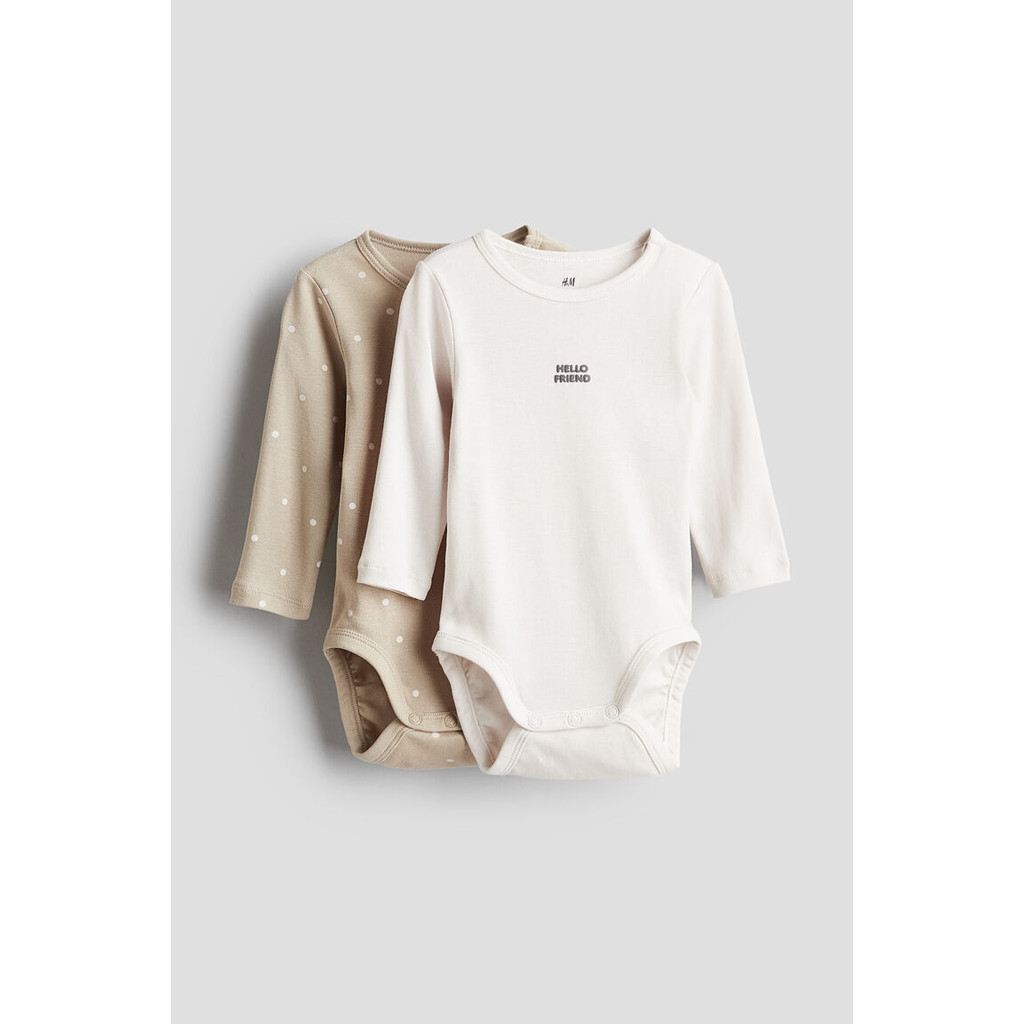 H&M Boy 2-pack long-sleeved bodysuits 1171574_2