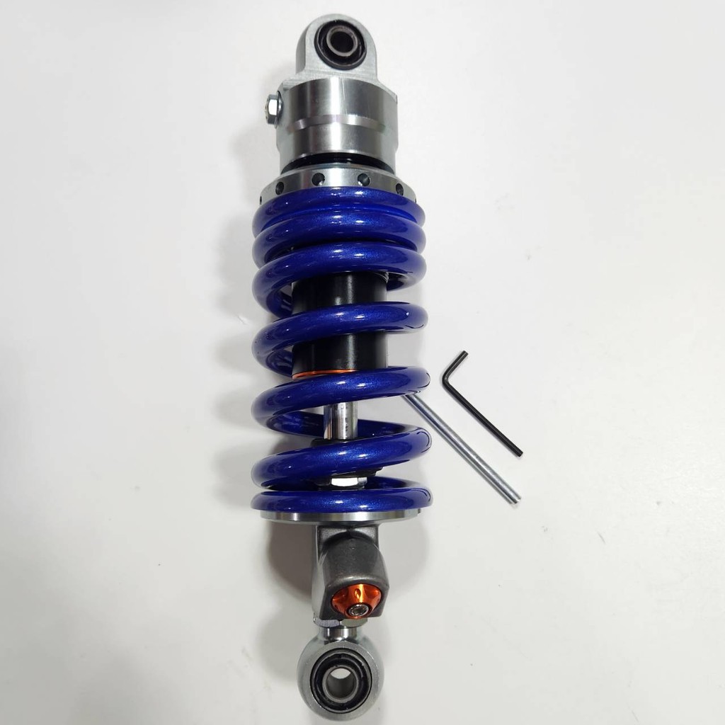 โช๊คหลัง WP โช๊คเดี่ยว สีน้ำเงิน MSX , KSR , SONIC , LS , TENA , DASH แก๊สกึ่งน้ำมัน