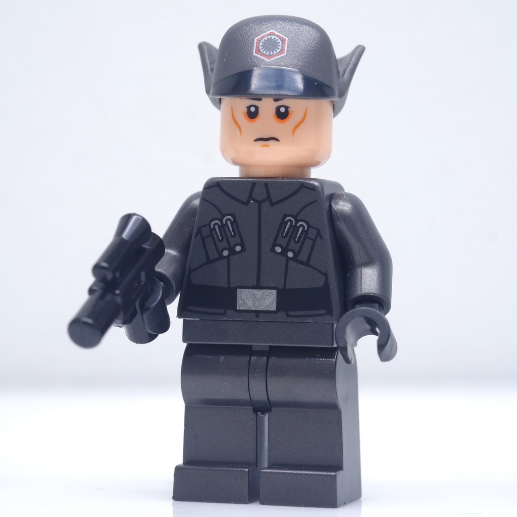 ( Ploybrick Minifigure ของแท้ ) Star Wars First Order Officer Captain (75190)