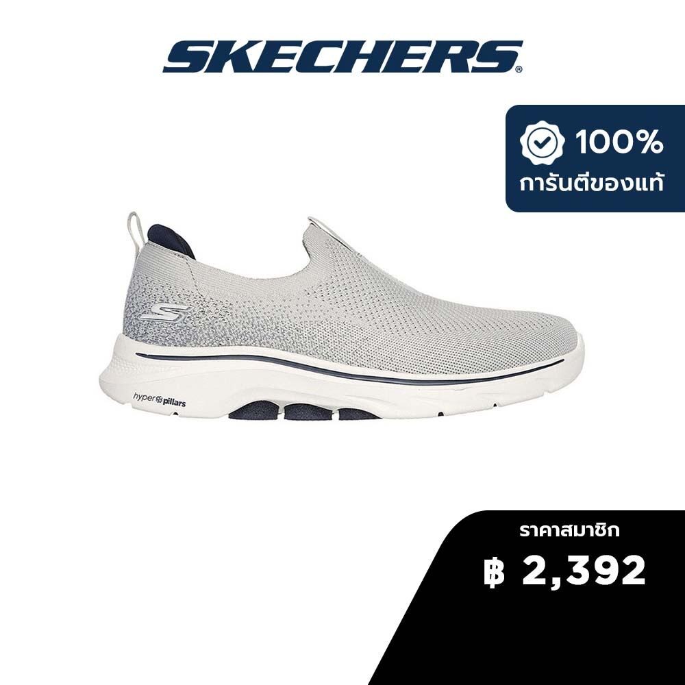 Skechers สเก็ตเชอร์ส รองเท้าผู้ชาย Men GOwalk 7 Walking Shoes - 216633-GYNV Air-Cooled Goga Mat
