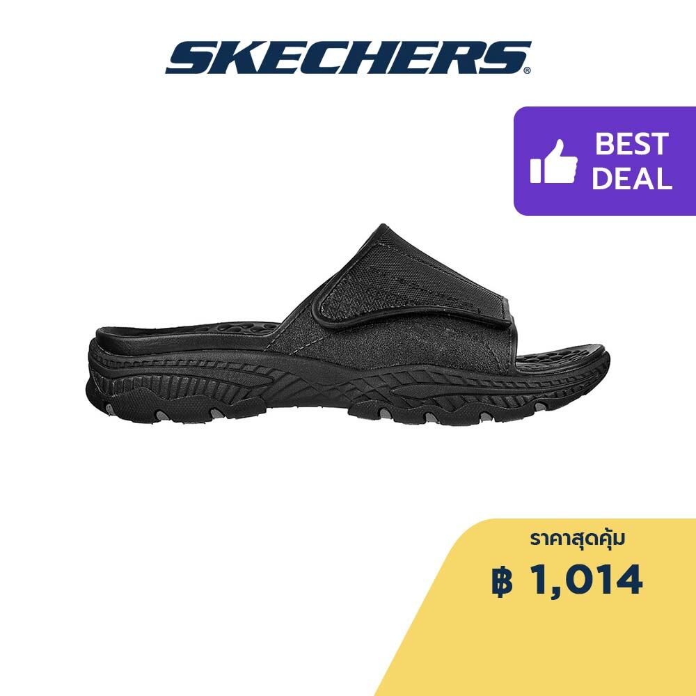 Skechers สเก็ตเชอร์ส รองเท้าแตะผู้ชาย Men Foamies Creston Ultra Sandals - 243091-BBK