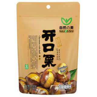 (1แถม1 ถึง 25สิงหาคม) Nature'S Best Chestnuts With Shell 100G