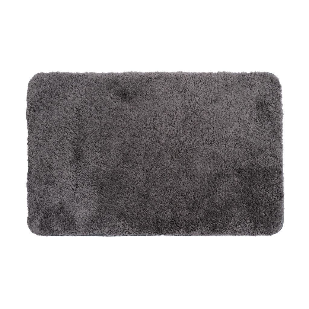 KASSA HOME พรมเช็ดเท้า Solid รุ่น ZRM-1105 ขนาด 70 x 45 ซม. สีเทา