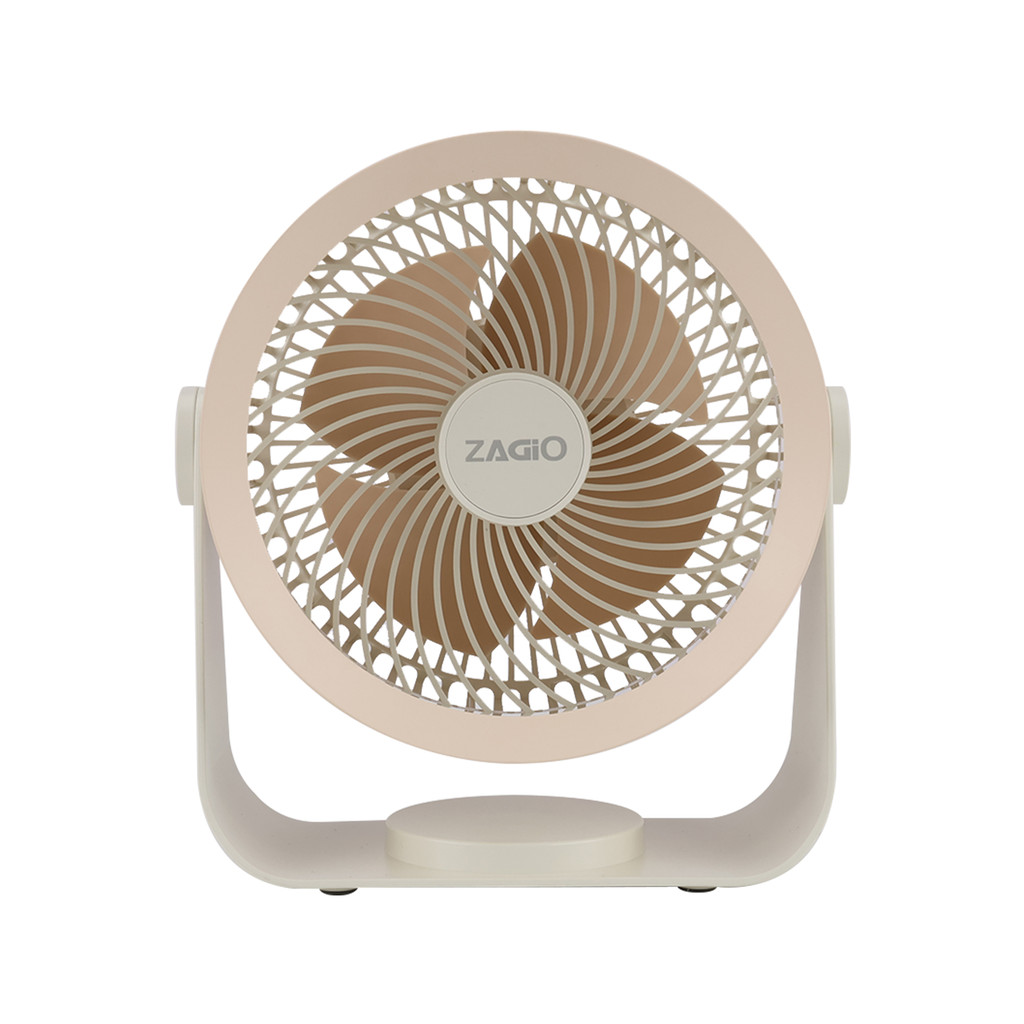 ZAGIO พัดลมไร้สายชาร์จไฟ 6 นิ้ว ZAGIO รุ่น ZG-9151 สีขาว