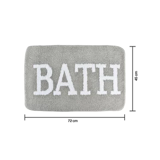 KASSA HOME พรมเช็ดเท้า รุ่น BC103-WH-B ขนาด 72 x 45 ซม. สีครีม