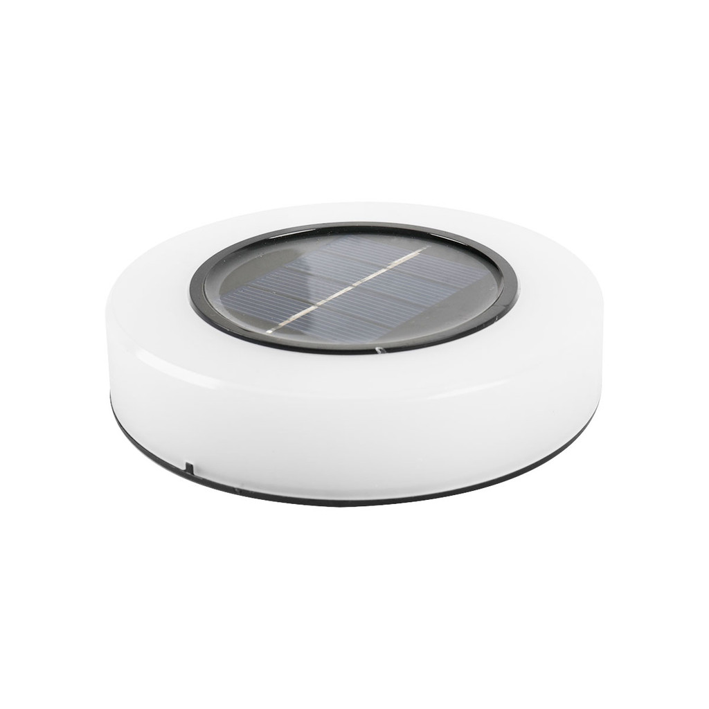 โคมไฟทางเดินโซลาร์เซลล์ LED 0.1W Warm White LUZINO รุ่น VS0622 สีขาว
