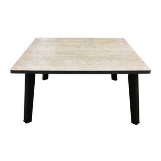 KASSA โต๊ะพับญี่ปุ่นลายไม้ ขนาด 60 x 60 ซม. สีคาปูชิโน่