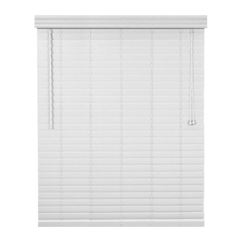 KASSA HOME มู่ลี่ PVC ลายไม้ รุ่น RF-M-002 WH 120.130 ขนาด 120 x 130 ซม. สีขาว