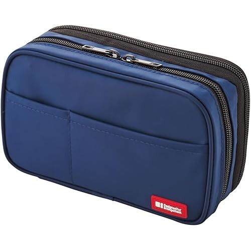 Lihit Lab. Lihit Lab Pen Case Book Type Double Indigo A7555-11
