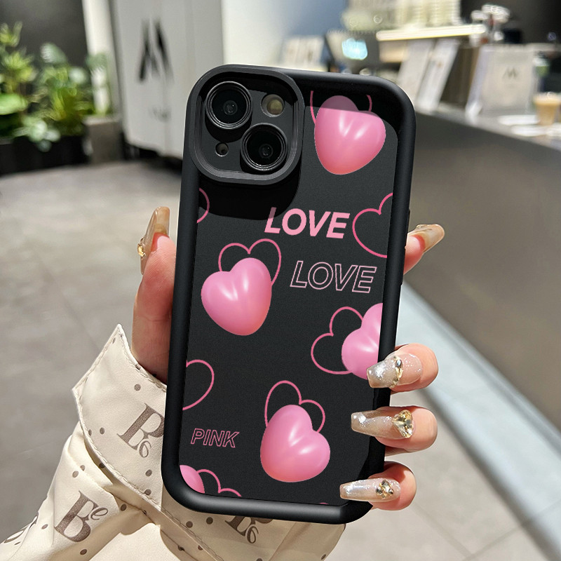 เคสสำหรับ VIVO Y95 Y93 Y93s Y91 Y91i เคสโทรศัพท์กันกระแทกซิลิโคนความรัก
