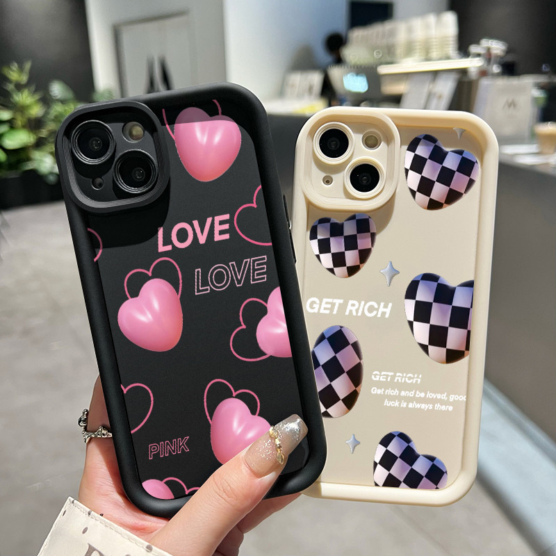 เคสสำหรับ VIVO Y95 Y93 Y93s Y91 Y91i เคสโทรศัพท์กันกระแทกซิลิโคนความรัก