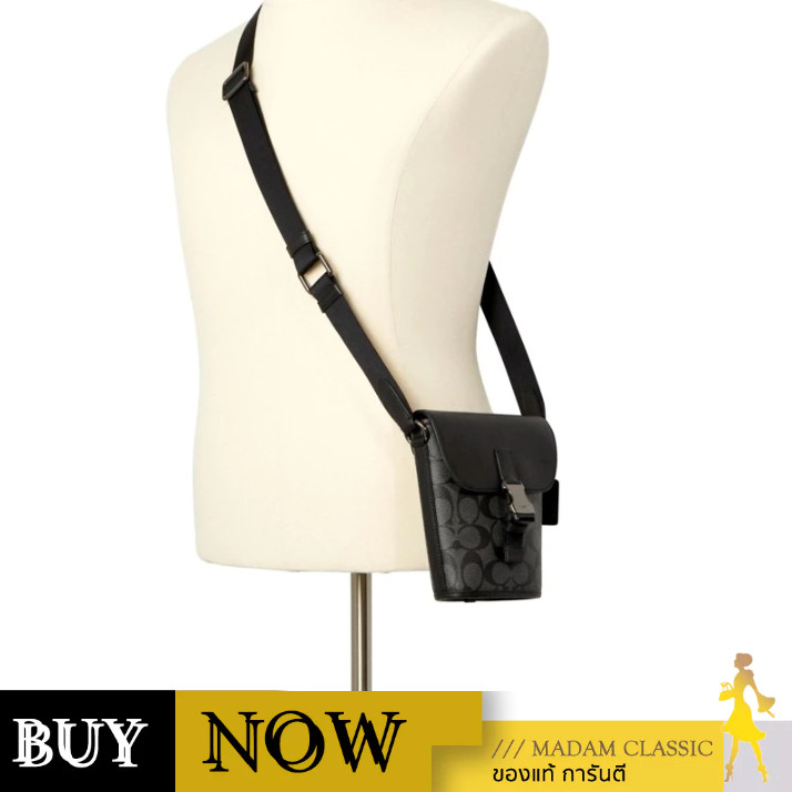 Coach กระเป๋าสะพายข้าง C3134 TRACK SMALL FLAP CROSSBODY (QBCHR) BY:Madamclassic 1