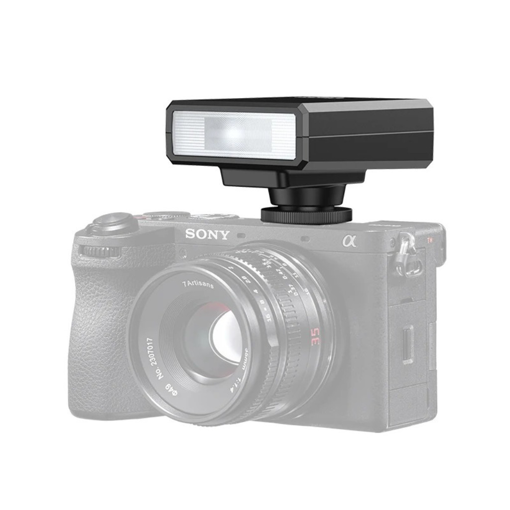 Ulanzi F12 Mini Camera Speedlite แฟลชกล้องถ่ายภาพ Universal Hot Shoe สำหรับ DSLR Mirrorless แบตในตัว