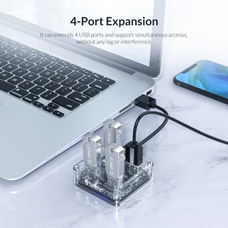 [ออกใบกำกับ- ทักแชท] ORICO MH4U ฮับ USB 4 ช่อง ความเร็วสูง USB3.0 HUB Splitter พอร์ตฮับ สําหรับคอมพิวเตอร์ และโน้ตบุ๊ก