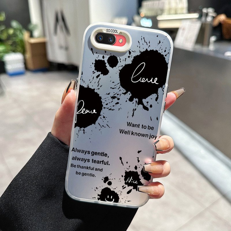 เคสสำหรับ OPPO A5 A3s A12e A7 A5s A12 A12s A11k Realme C1 เคสโทรศัพท์รูปเป็ดทาสีส่วนบุคคล